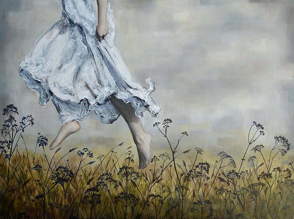 Running from the wind by Emily Blom at Collate Culture